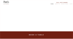 Desktop Screenshot of peetsrestaurant.com